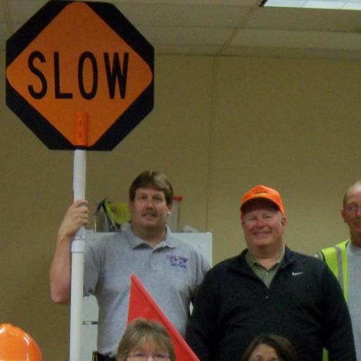 Certified Flagger Instructors - Rex on left, Mitch on right