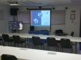 Looking forward at the Safe Steps Training facility